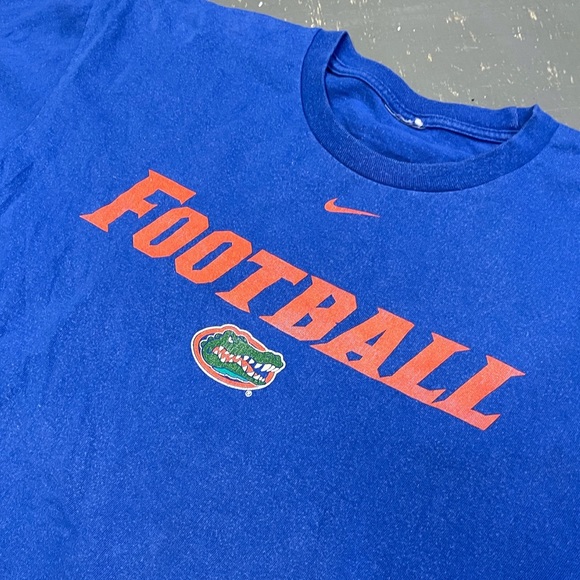 Nike Florida Gators Football Shirt Team XL Blue Trask Tebow - Picture 3 of 8